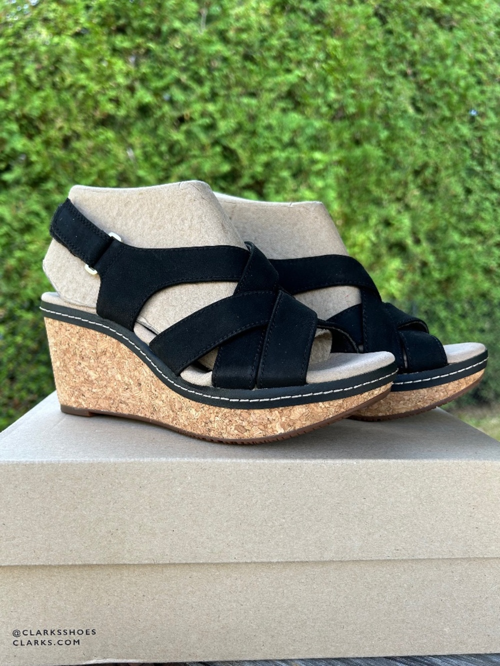 Clarks ⎸ NWT Annadel Pearl Wedge Sandal